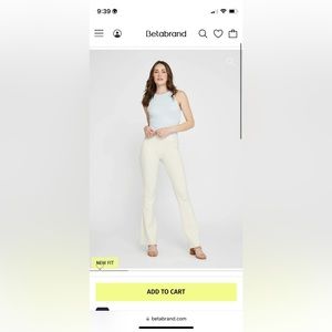 Betabrand Classic Dress Pant Yoga Pant Size Medium